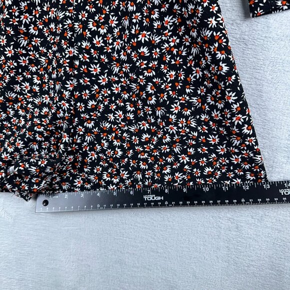 Bershka Womens Playsuit Romper Floral Print Notch Front Square Neck Multicolor M - Picture 9 of 14